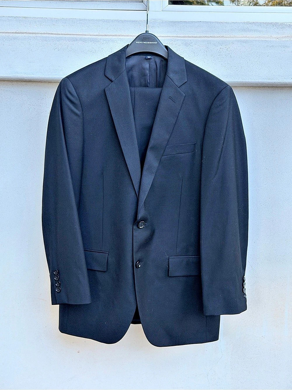 J.Crew Thompson Suit Jacket and Pant in Italian Wool Black 38R